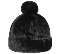Fake Fur Pompom Hat by Seeberger