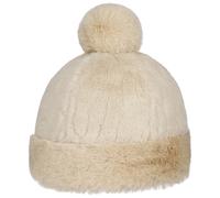 Fake Fur Pompom Hat by Seeberger