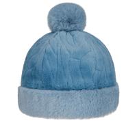 Fake Fur Pompom Hat by Seeberger