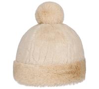 Fake Fur Pompom Hat by Seeberger