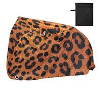 Fake Glitter Leopard Print Orange Bike Covers Waterproof Mountain Bike Cover Bicycle Accessories