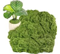 Fake Green Moss for Potted Plants, 10.6OZ Moss Decor Artificial Faux Moss for Crafts Preserved Moss for DIY Decorative Moss Table Centerpieces Decor Fairy Garden Floral Wedding (300g) (Dark Green)