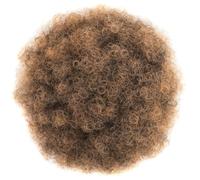 fake hair bun Afro Puff Drawstring Ponytail Hairpieces Short Kinky Curly Synthetic Hair Bun Extensions Hair Accessories(1BT27)