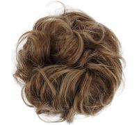 Fake Hair Bun,hair extension bun,hair worn in a bun or coil 1pcs Messy Bun Hair Pieces Hair Scrunchies With Elastic Hair Band Tousled Updo Hair Wrap Ponytail Hairpieces Wavy Curly Synthetic Hair Bun(Y