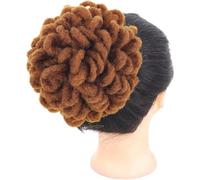 Fake Hair Bun,Hairpiece Hair,hair extension bun,hair worn in a bun or coil 1pcs Drawstring Ponytail Hair Chignon Braids Buns Hairpiece Synthetic Clip In Hair Extensions For Black Women bun(Yellow)