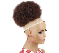 Fake Hair Bun,Hairpiece Hair,hair extension bun,hair worn in a bun or coil Synthetic Ponytail,1PCS Drawstring Ponytail Extension For Black Women Drawstring Curly Ponytail Bun 10inch bun(Y390)