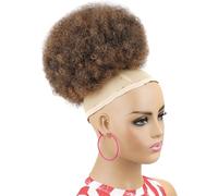 Fake Hair Bun,Hairpiece Hair,hair extension bun,hair worn in a bun or coil Synthetic Ponytail,1PCS Drawstring Ponytail Extension For Black Women Drawstring Curly Ponytail Bun 10inch bun(Y391)