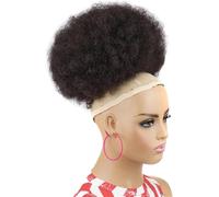 Fake Hair Bun,Hairpiece Hair,hair extension bun,hair worn in a bun or coil Synthetic Ponytail,1PCS Drawstring Ponytail Extension For Black Women Drawstring Curly Ponytail Bun 10inch bun(Y86)