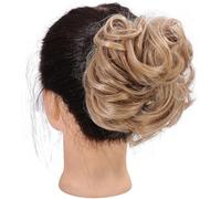 Fake Hair Bun,Hairpiece Hair,hair worn in a bun or coil 1pcs Synthetic Straight Elastic Hair Bun Extensions Hairpieces Clip In Claw Hair Bun Synthetic Chignon Claw Clip With Hair Attached bun(Y256)