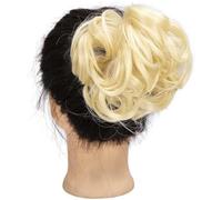 Fake Hair Bun,Hairpiece Hair,hair worn in a bun or coil 1pcs Synthetic Straight Elastic Hair Bun Extensions Hairpieces Clip In Claw Hair Bun Synthetic Chignon Claw Clip With Hair Attached bun(Y245)