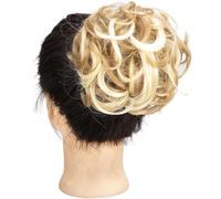 Fake Hair Bun,Hairpiece Hair,hair worn in a bun or coil 1pcs Synthetic Straight Elastic Hair Bun Extensions Hairpieces Clip In Claw Hair Bun Synthetic Chignon Claw Clip With Hair Attached bun(Y252)