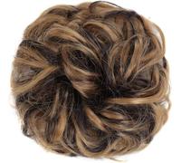 Fake Hair Bun,Hairpiece Hair,hair worn in a bun or coil Messy Bun Hair Pieces Extensions,1PCS Curly Wave Synthetic Chignon Hairpiece with Rubber Band,Donut Hair Bun Scrunchie for Women Girls bun(9h19)