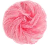 Fake Hair Bun,Hairpiece Hair,hair worn in a bun or coil Messy Bun Hair Pieces Extensions,1PCS Curly Wave Synthetic Chignon Hairpiece with Rubber Band,Donut Hair Bun Scrunchie for Women Girls bun(2317)