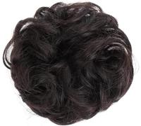 Fake Hair Bun,Hairpiece Hair,hair worn in a bun or coil Messy Bun Hair Pieces Extensions,1PCS Curly Wave Synthetic Chignon Hairpiece with Rubber Band,Donut Hair Bun Scrunchie for Women Girls bun(102)