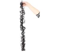 Fake Hair Bun,Hairpiece Hair,Messy Bun Scrunchie,hair extension bun,1pcs hair worn in a bun or coil Messy Curly Twirl Wrap Hair Hairpiece For Women Hairpiece Hair Wrap Scrunchy,Curly Messy Bun bun(Bla