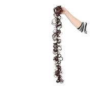 Fake Hair Bun,Hairpiece Hair,Messy Bun Scrunchie,hair extension bun,1pcs hair worn in a bun or coil Messy Curly Twirl Wrap Hair Hairpiece For Women Hairpiece Hair Wrap Scrunchy,Curly Messy Bun bun(Bro