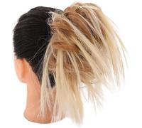Fake Hair Bun,Messy Bun Scrunchie,1pcs hair worn in a bun or coil Messy Bun Hairpiece Hair Extension Ponytail With Elastic Synthetic Hair Extensions Scrunchies Ponytail Hairpieces For Women bun(Y205)