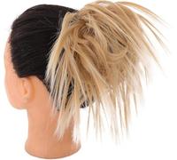 Fake Hair Bun,Messy Bun Scrunchie,1pcs hair worn in a bun or coil Messy Bun Hairpiece Hair Extension Ponytail With Elastic Synthetic Hair Extensions Scrunchies Ponytail Hairpieces For Women bun(Y206)