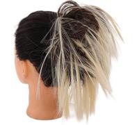 Fake Hair Bun,Messy Bun Scrunchie,1pcs hair worn in a bun or coil Messy Bun Hairpiece Hair Extension Ponytail With Elastic Synthetic Hair Extensions Scrunchies Ponytail Hairpieces For Women bun(Y209)