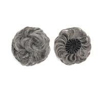 Fake Hair Messy Bun Hair Piece Synthetic Fluffy Chignon Bird's Nest Shaped Retractable Wavy Curly Hair Bun Extensions Fake Bun(4M613)