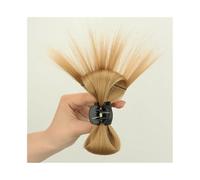 Fake Hair Synthetic Hair Bun Hairpiece Half-tie Hair Grab Clip Ponytail Hair Extensions Fake Bun(27F)