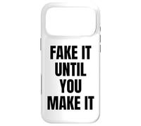 Fake It Until You Make It Sign Im Pretending to Work Boss Case for iPhone 17 Pro Max