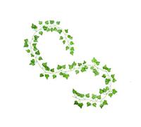 Fake Ivy Vines - 7.2ft Artificial Garland | Wear Resistance UV Resistant Easy To Mount Aesthetic Real Touch Handcrafted Ivy Leaves For Greenery Decor Outdoor Indoor Wall Decor