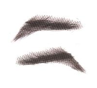 Fake Lace Eyebrows - Handmade Hair Brows | Black Reusable Eyebrows Extensions, Transfer Sticker in Arch Style Sticker for Women Makeup Home Beauty Salon Use