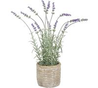Fake Lavender Plant Artificial Lavender Potted for Home Coffee Table Decor | Fake Plants Artificial Plants Lavender in Potted for Shelf Desk Home Bathroom Farmhouse Room Coffee Table Indoor Decor
