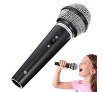 Fake Microphone | Practice Vocal Stage Toy Finge Play Microphones | Fake Microphone Performance Model Regular and Realistic Performance Model for Costume Game