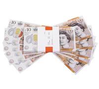 FAKE MONEY £10 BILLS, PROP MONEY POUND | UK COMPANY | 100 NOTES| £1000 Stack | For Movies, Advertising, Play, Party, Supreme, Gun, Fancy Dress, Casino Games (10 GBP)