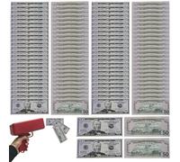 Fake Money Dollars,Fake Dollars Banknote - Simulation Compact Money, Travel-Friendly Pretend Play Toys for Women Men Dad Mom Youth Boys Teens Girls