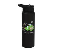 Fake Moon Landing Shoot Nevada Area 51 Hoax Stainless Steel Insulated Water Bottle