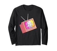 Fake News Social Engineering Anti-Media Politics Awareness Long Sleeve T-Shirt