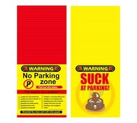 Fake Parking Ticket - Multi-reason Violation Choice, 50 Pieces Fun Parking Cards Professional Design Penalty Charge, Heavy Card Accessories Case, C