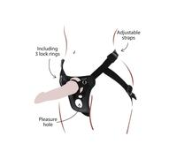 Fake Penis Belt Vaginal Dildo Anal Vibrator Harness Strap On
