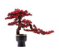 Fake Plant Chinese-style Artificial Maple Leaf Bonsai Tree Faux Plants Indoor Large Fake Decor