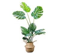 Fake Plants Artificial Plant Artificial Monstera Tree Simulation Plant Potted Fake Tree Bonsai Indoor Outdoor Living Room Hotel Bedroom Decoration Artificial Plants Indoor Outdo,B-125cm