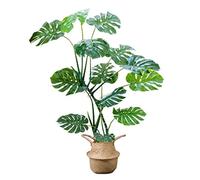 Fake Plants Artificial Plant Artificial Monstera Tree Simulation Plant Potted Fake Tree Bonsai Indoor Outdoor Living Room Hotel Bedroom Decoration Artificial Plants Indoor Outdo,B-125cm
