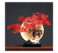 Fake Plants Artificial Tree Decoration Simulation Welcome Pine Tree Zen Space in The Living Room and Office Dream Bunny Decoration Bonsai Tree (Size : Gold)