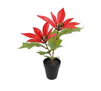 Fake Plants Desktop Potted Artificial Plants Plastic Tree Branch Fake Tree Tropical Flower Home Garden Decor Bonsai Tree (Color : 35cm 2 Forks)