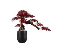 Fake Plants Maple Leaf Artificial Bonsai with Ceramic Vase Faux Tree Plant Decor
