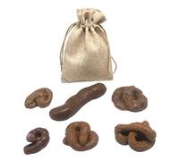 Fake Poo Soft Poo Toy Novelty Prank Joke Present for April Fools' Day Halloween BrownGag Toys & Practical Jokes