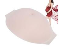 Fake Pregnancy Belly, Realistic Fake Pregnancy Belly Sponge Breathable Faux Pad Lightweight Artificial Bump Costume for Film TV Props Party (Small)