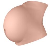 Fake Pregnant Belly 6-8 Months Fake Pregnancy Belly Realistic Silicone Artificial Baby Bump Soft Skin Touch Wearable Pregnant Bodysuit for Actor Performance Maternity