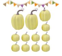 Fake Pumpkins Fall Table Centerpiece Home Decor