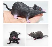 Fake Rat, 2pcs Realistic Mice Rat Toy for Halloween Prank Props Creepy Halloween Decor