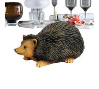 Fake Resin Hedgehog Storage Lock Box, Pull-out Type Secret Box, for Indoor Outdoor Home Office Backyard Lawn Entryway Indoor Garden Decoration
