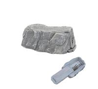 Fake Rock Hidden Storage Key Hider Outside, Spare Key Simulate Stone Keys Case for Home Garden Yard Outdoor Decor, Hider Decoration Safe Holder Stone（Bottom inner size:9x4x1.7cm）