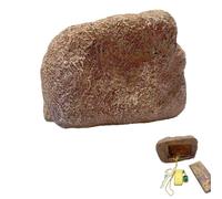 Fake Rock Key Holder, Large Fake Stone Secret Storage Safe Holder, Garden Decor for Shed Landscape Outside Homestay Indoor Yard Patio Vacation Paths Hosts